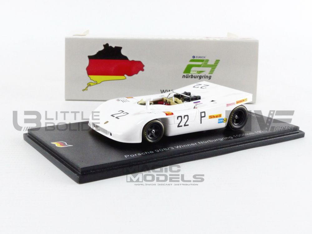 Spark Sg512 Porsche 908/3 Winner Nurburgring 1000km 1970 Elford/ahrens 1/43 for sale online 