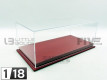 DISPLAY CASE SHOW-CASE 1/18 - MULHOUSE RED LEATHER