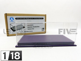 DISPLAY CASE SHOW-CASE 1/18 - MULHOUSE PURPLE LEATHER