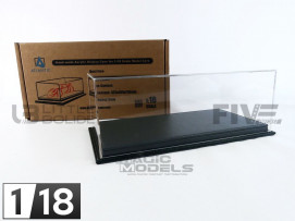 DISPLAY CASE SHOW-CASE 1/18 - MULHOUSE YELLOW LEATHER