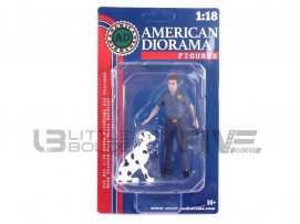 FIGURINES FIRE FIGHTER - FIRE DOG TRAINING