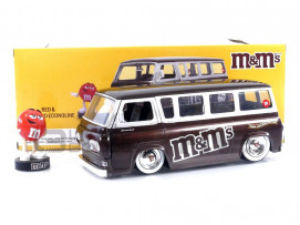 FORD ECONOLINE BUS WITH M&M'S RED FIGURINE - 1965