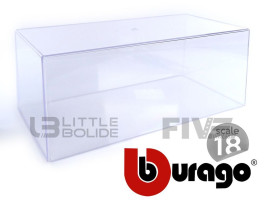 DISPLAY CASE SHOW-CASE -TRANSPARENT COVER 1/18TH
