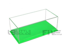 DISPLAY CASE SHOW-CASE 1/12 - MULHOUSE GREEN LEATHER